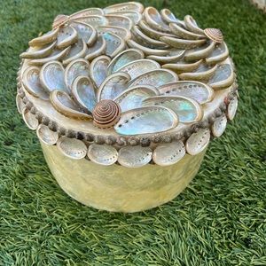 Vintage hard plastic shell box